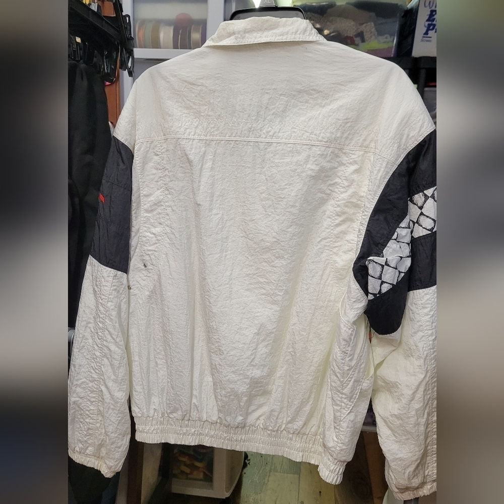 Head White Black Lined Track Jacket Medium Vintage 1990s - Picture 2 of 16